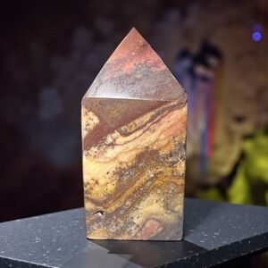 Polychrome Jasper Mini Tower | Desert Landscape Crystal Point Decor‎